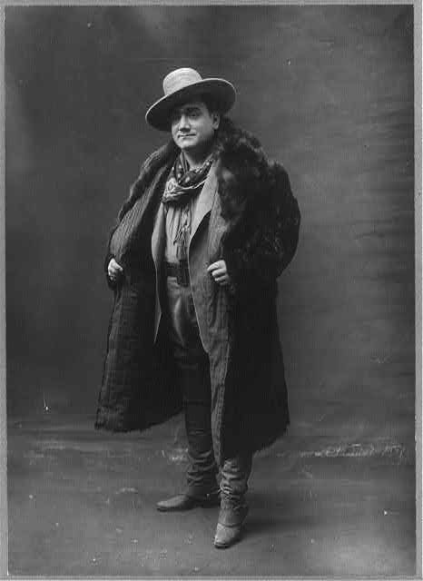 [Enrico Caruso, 1873-1921, In "Girl of the Golden West",...