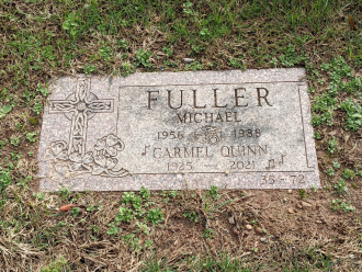 Her grave with her son Michael Fuller.