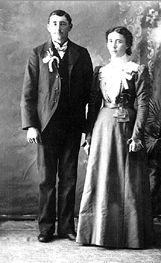 Elizabeth (Blake) & John Kirscht, Minnesota 1900