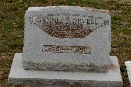 Nancy (Jennine)Harris Norvells Headstone