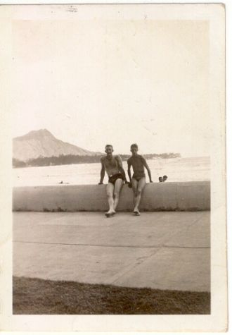 David Hardy & Friend near Diamond Head