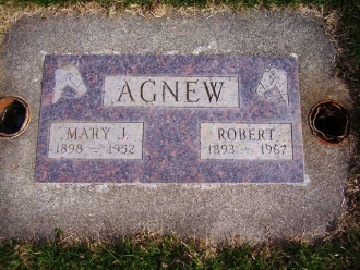 Mary Jane (Langell) and Robert Agnew Gravesite