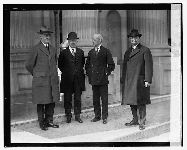 Senators Rice W. Means, Wm. M. Butler, Jesse H. Metcalf,...