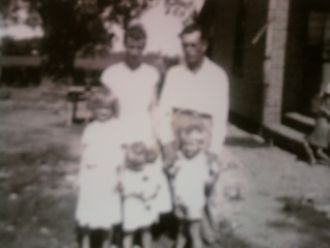 David E Vaughn Family, Arkansas 1950's