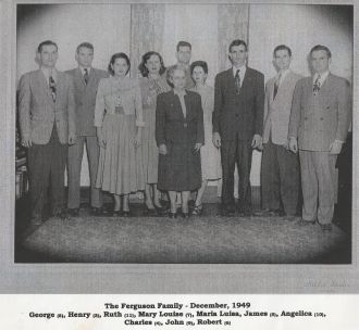 Maria & Bismarck Ferguson family 1949