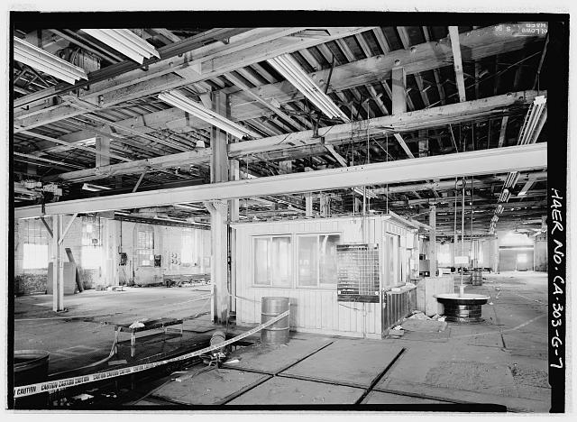 PLANING MILL, FIRST FLOOR INTERIOR WITH SUPERVISOR'S...