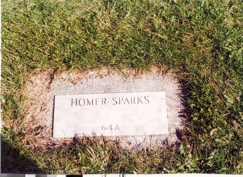 James Homer Sparks gravestone