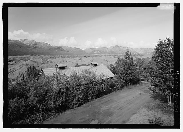 Recreation building, looking north - Kennecott Copper...