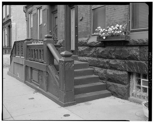 Typical stoop - 1600 Block Diamond Street (Houses), North...