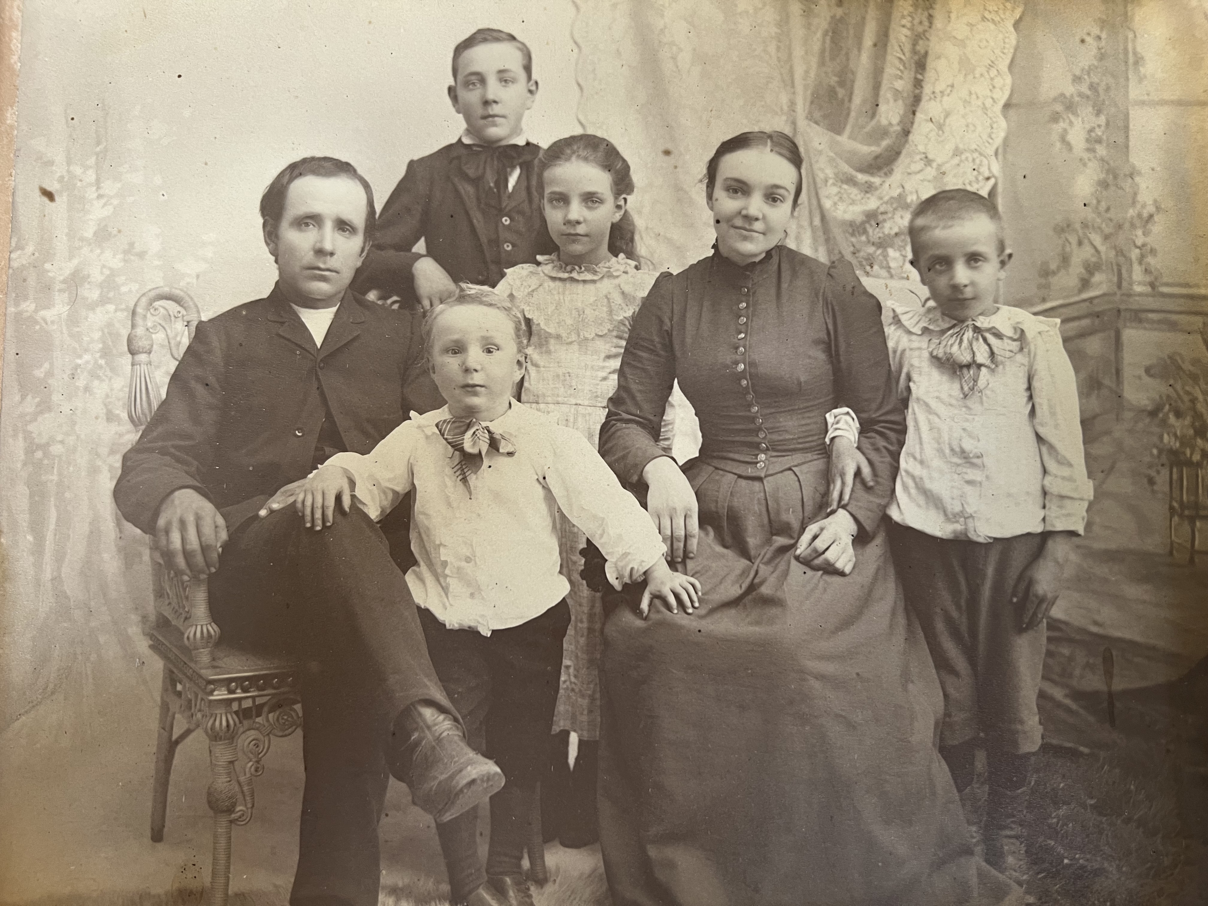Unknown family photo - originally purchased at thrift store in Harrisonburg, VA