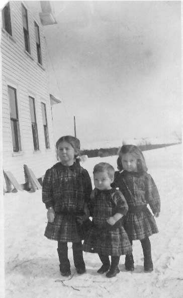 Aunt Lorna, Aunt Mildred, Uncle Stub[Elbridge] Merritts [Hodgdon, ME]