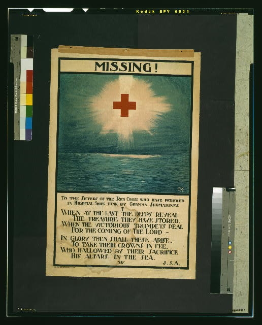 Missing! To the sisters of the Red Cross who have...