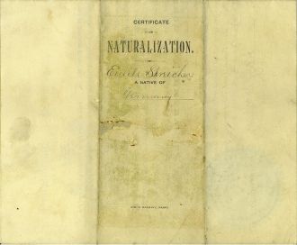 Emile Etienne Streicher naturalization