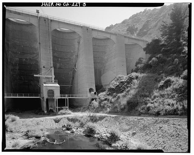 3. EASTERLY VIEW OF THE DOWNSTREAM ELEVATION OF BIG...