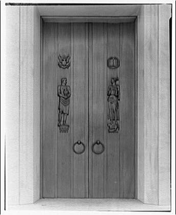 Library of Congress (John Adams Building). Figures on...