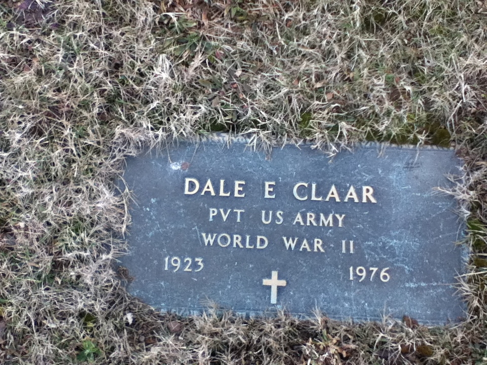 Dale Eugene Claar gravesite