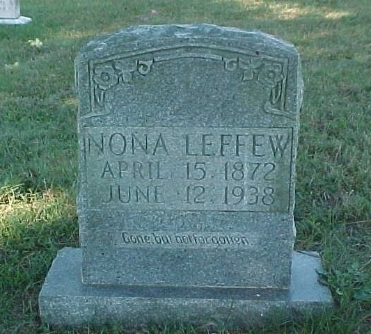 Nona Leffew Daughter of Pleasant Henry LEffew Jr