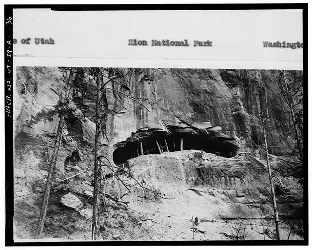 36. GALLERY NO. 1 UNDER CONSTRUCTION. - Zion-Mount Carmel...