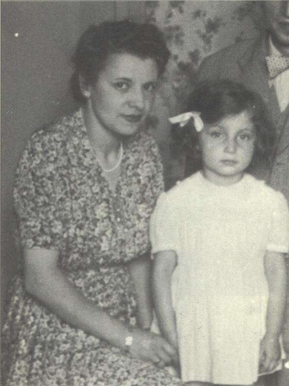 Claudine Guthman & mother 1944