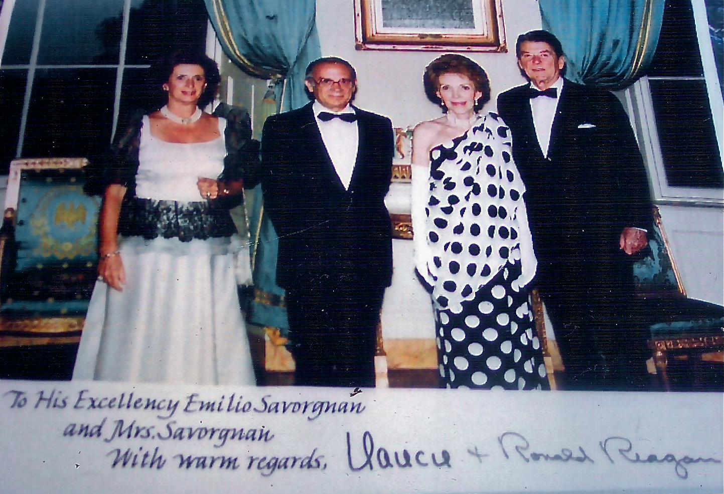 Emilio Savorgnan & President Reagan