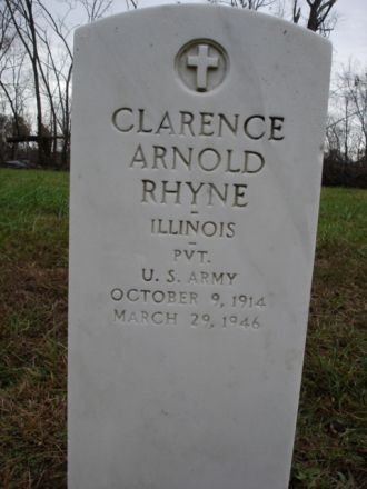 Clarence Rhyne's Tombstone