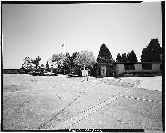 16. VIEW OF OFFICE/CLASSROOM AND DORMITORY, LOOKING EAST...