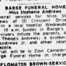 Miss Stephanie Andrews Obituary