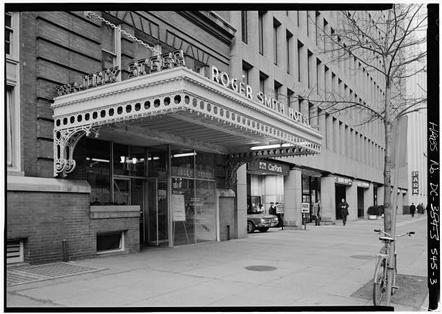 3. DETAIL, SOUTH FACADE, ENTRANCE CANOPY - Powhatan...