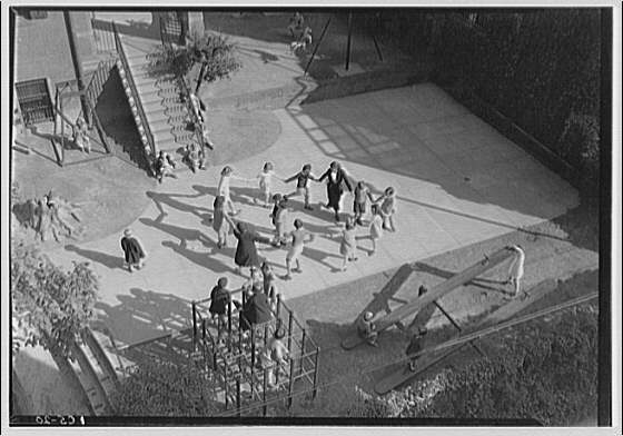 Children. Children at play in school yard