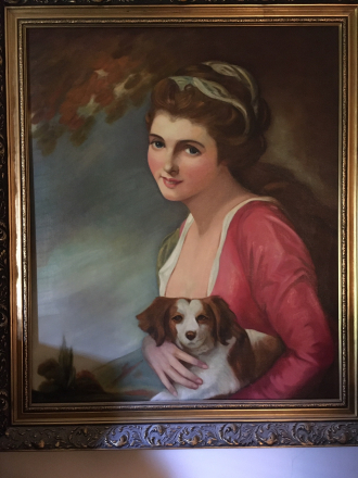 Lady hamilton painted by Emily Harte 1907-2008.