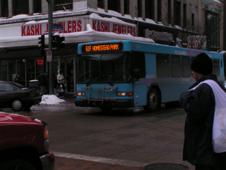 PITTSBURGH's Ole #61F ON A COLD COLD DAY