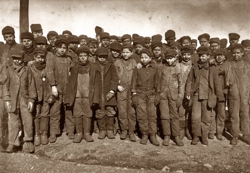 Children – coal sorters in Pennsylvania – 1911