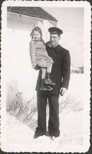 Dad home from Navy
