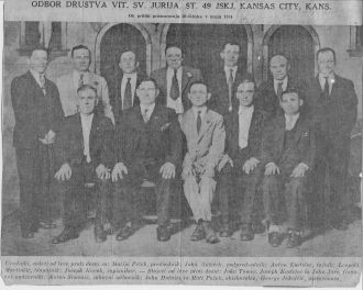 1934 - St. George Society #49 , Kansas