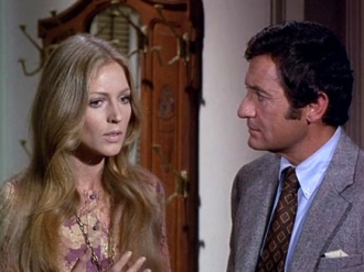Joanna Pettet with Paul Richards.