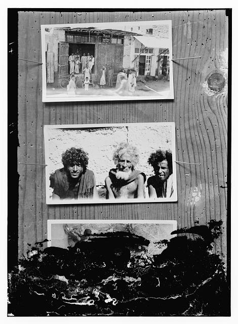 [Copy of photographs showing: people in front of the...
