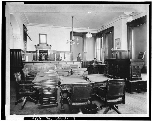 11. Photocopy of c.1900 photo of interior,photographer...