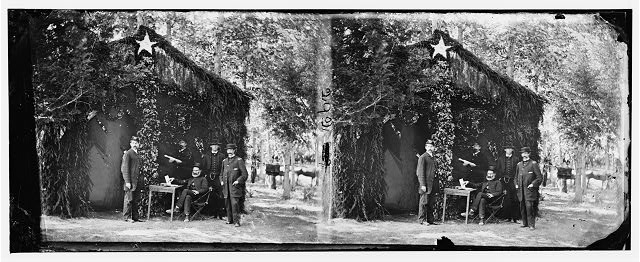 Bealeton, Virginia. General Marsena R. Patrick and staff