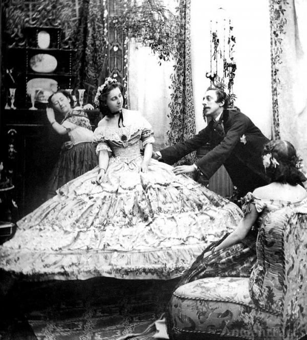 Crinoline Dress, Hoop Skirt