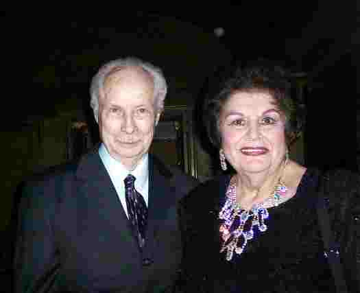 Lucine Amara with James G. Blanchard, director.