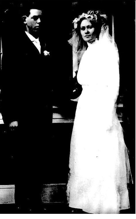 Ben Maasen & Mary Bull Wedding, 1913