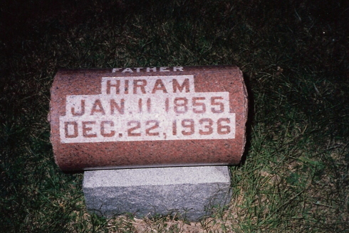 Hiram McLaughlin gravestone