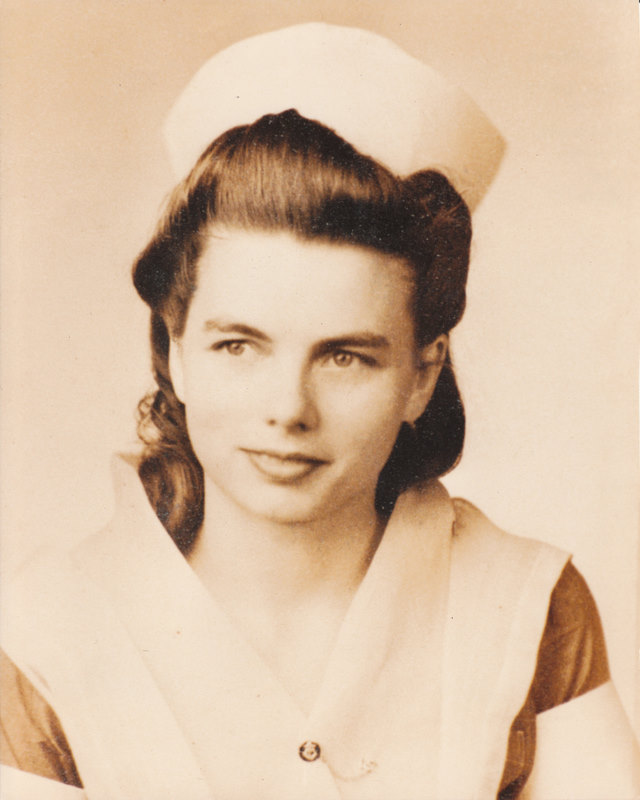 Grace Naomi Gill Polk in Nursing Uniform