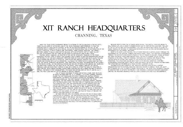 Statement of significance - XIT Ranch Headquarters, Fifth...