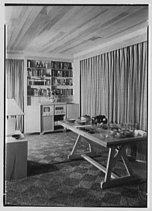 Norman Kent, residence in Weston, Connecticut. Dining...