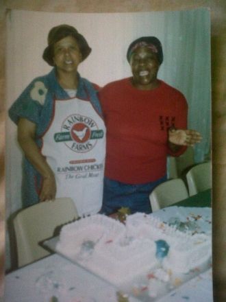 Mrs Joyce and Mrs Mamsuthu