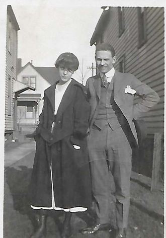 Carl and Francis Rosequist Circa 1924
