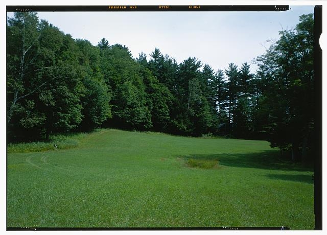 61. View of the spring lot, looking north toward the ski...