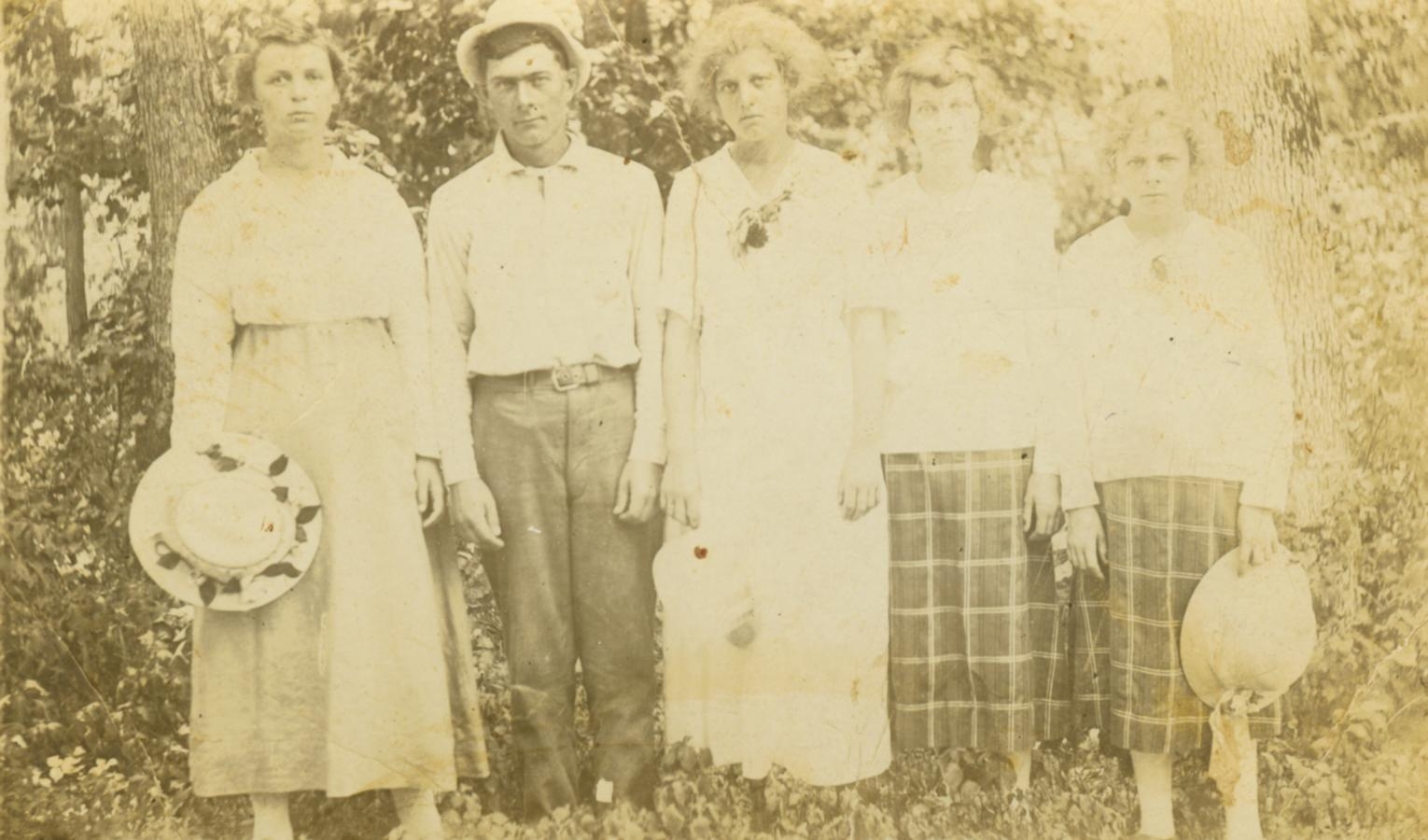 Sena, Henry, Edna, Nela & Lela Ponder, Arkansas