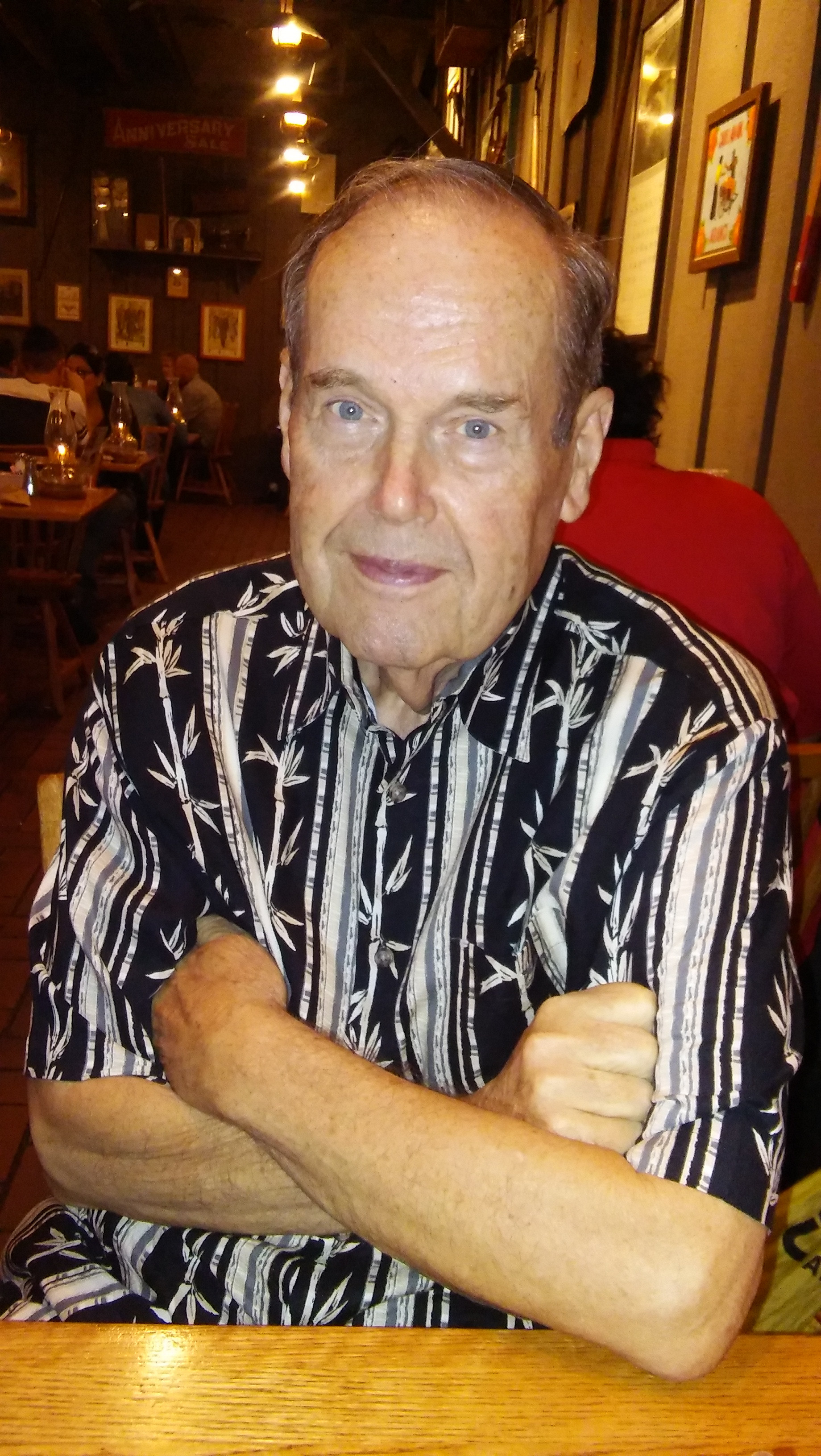 Bill at Cracker Barrel 